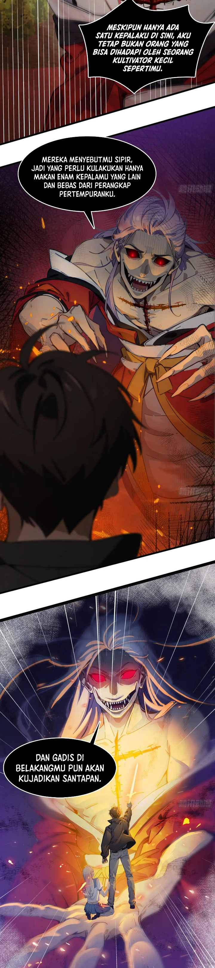 The Evil God Descends, I Own Great Hell Chapter 50