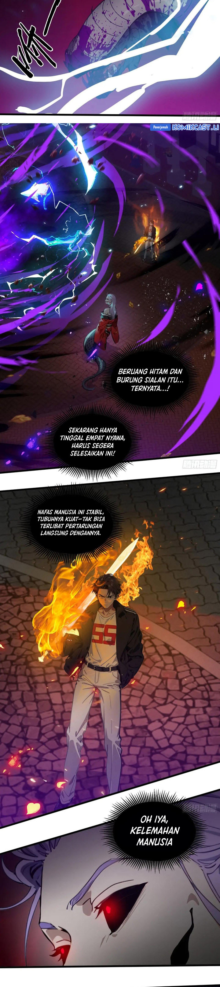 The Evil God Descends, I Own Great Hell Chapter 50