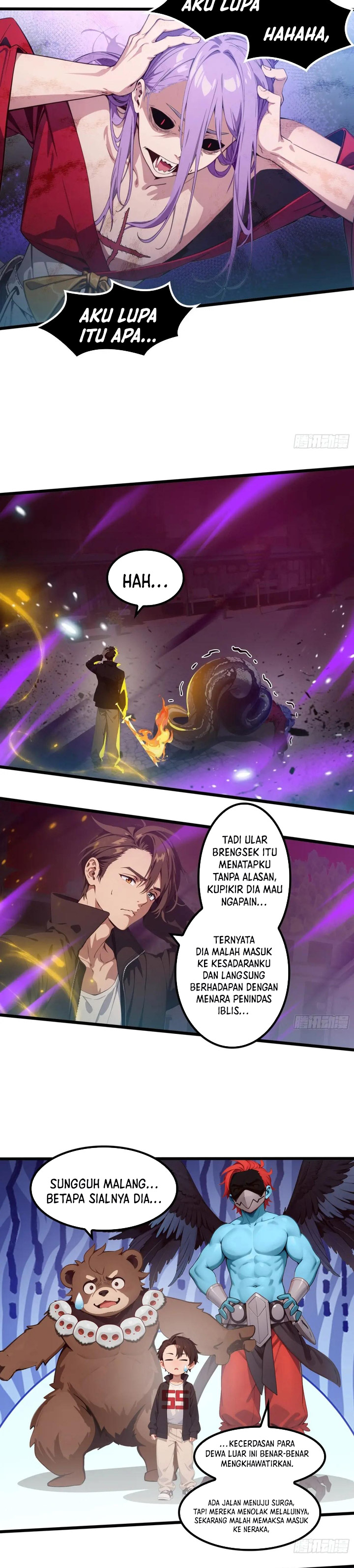The Evil God Descends, I Own Great Hell Chapter 51