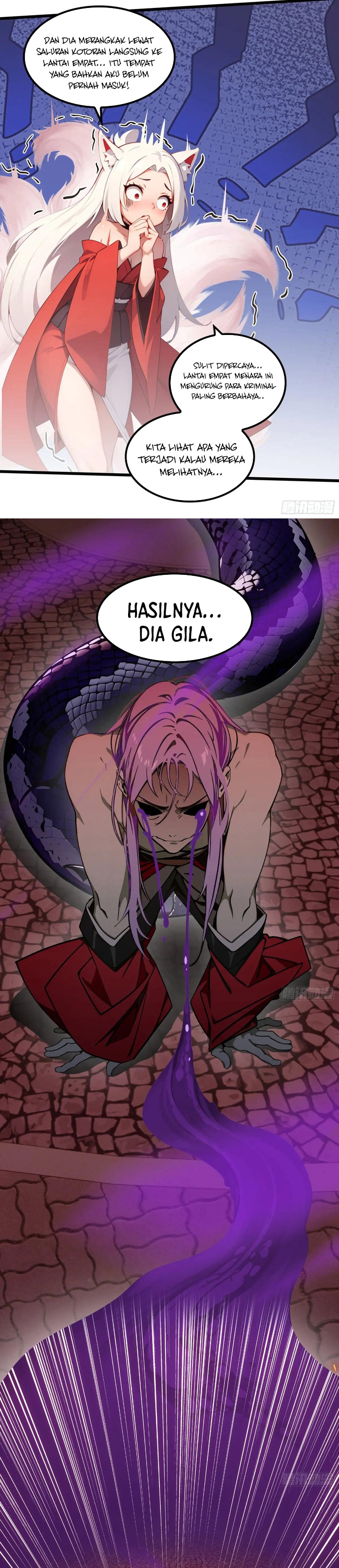 The Evil God Descends, I Own Great Hell Chapter 51