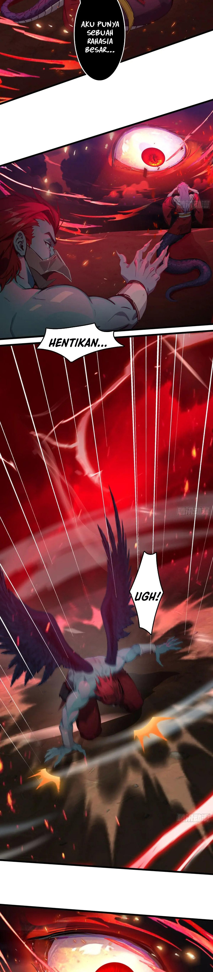 The Evil God Descends, I Own Great Hell Chapter 52