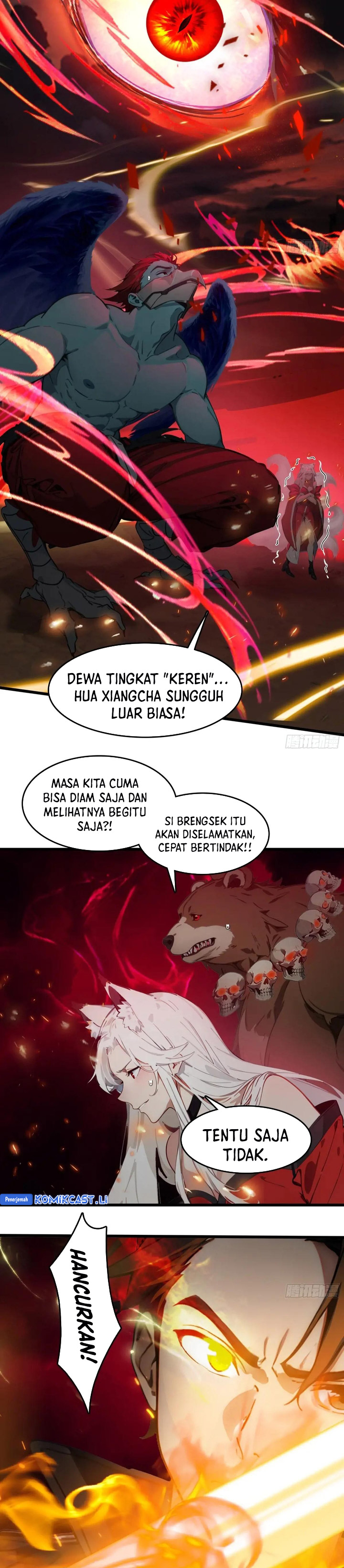 The Evil God Descends, I Own Great Hell Chapter 52