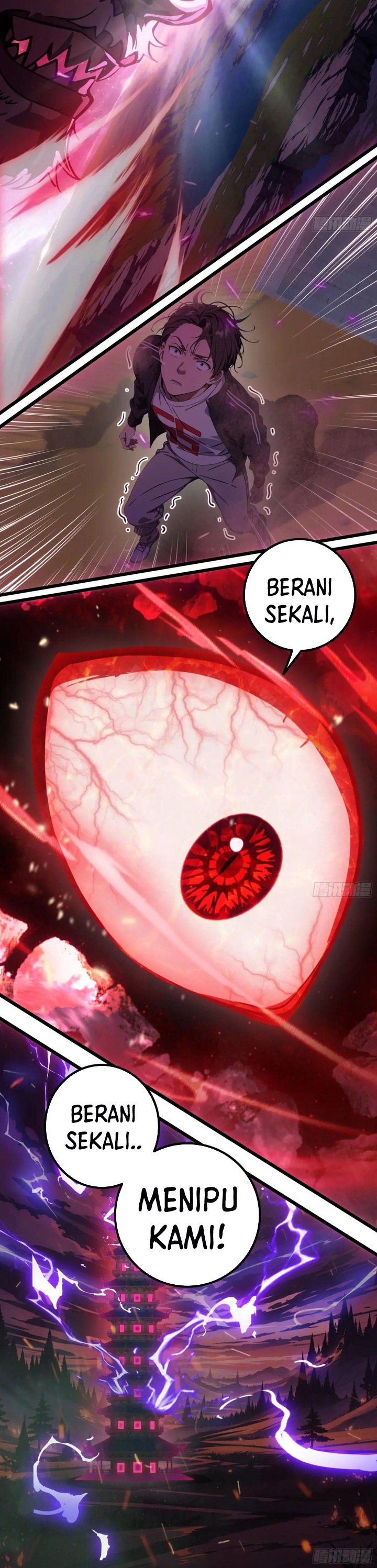 The Evil God Descends, I Own Great Hell Chapter 52