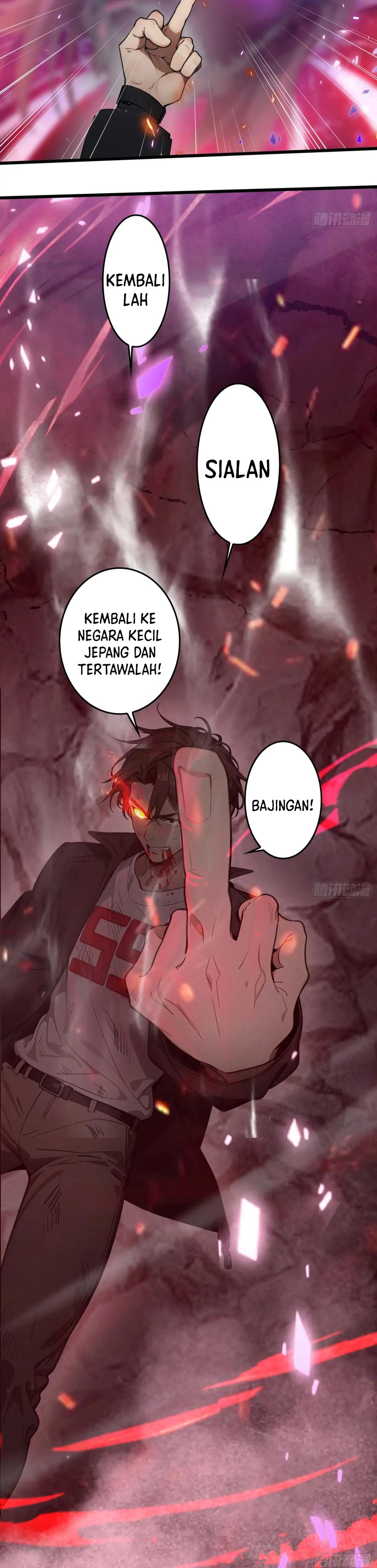The Evil God Descends, I Own Great Hell Chapter 53