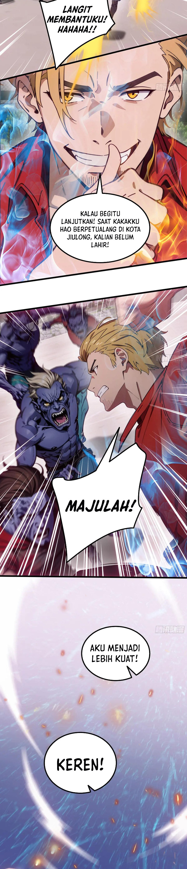 The Evil God Descends, I Own Great Hell Chapter 55