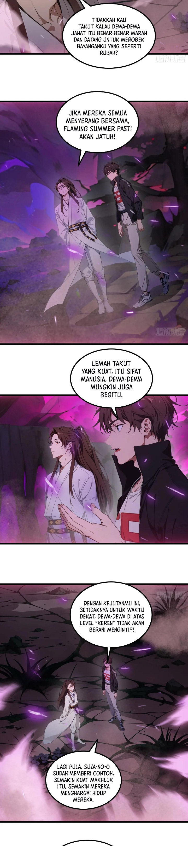 The Evil God Descends, I Own Great Hell Chapter 55