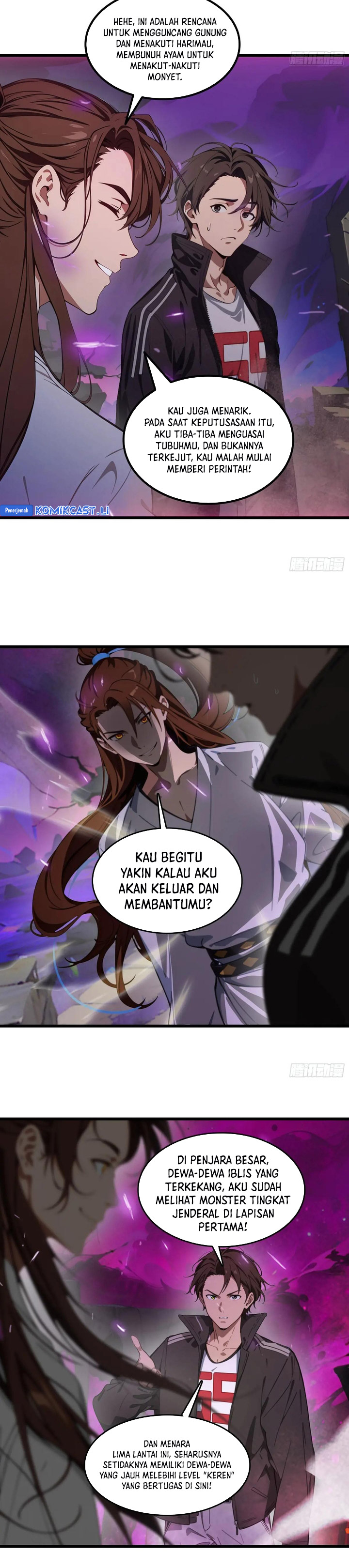 The Evil God Descends, I Own Great Hell Chapter 55