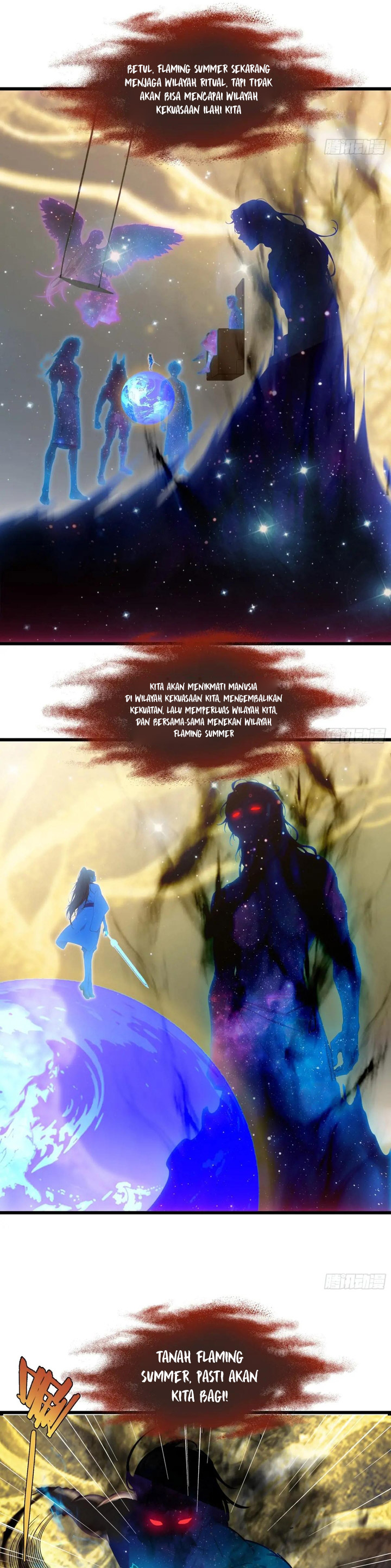 The Evil God Descends, I Own Great Hell Chapter 56
