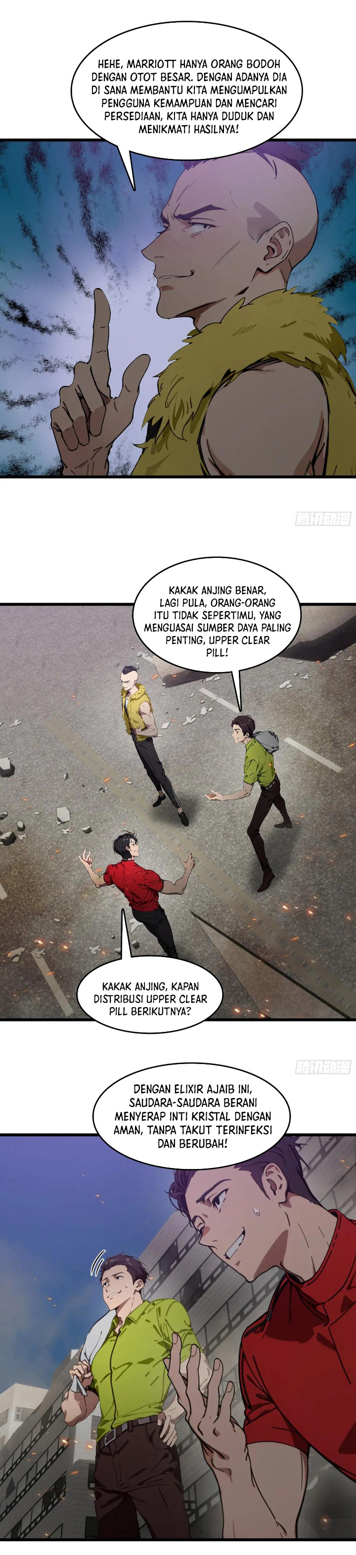 The Evil God Descends, I Own Great Hell Chapter 57