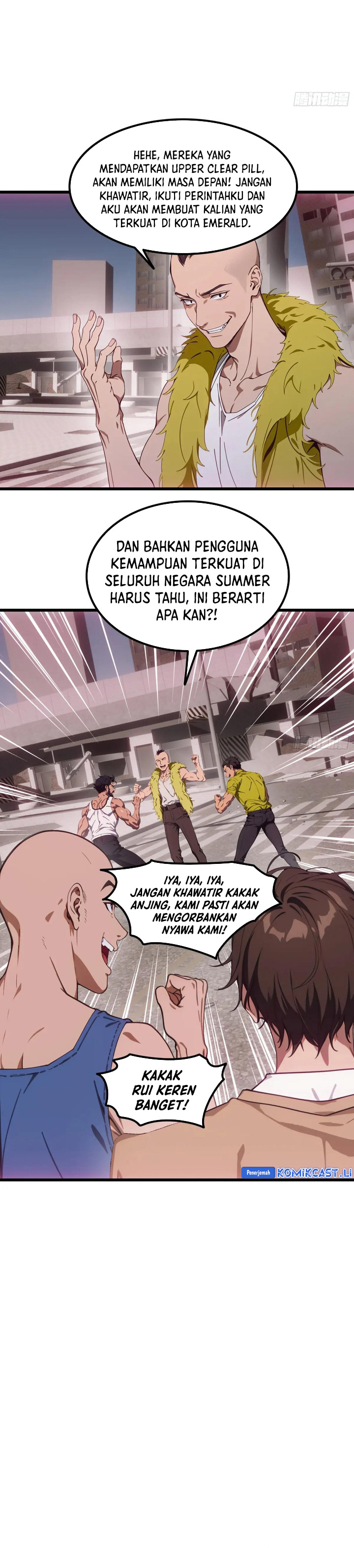 The Evil God Descends, I Own Great Hell Chapter 57