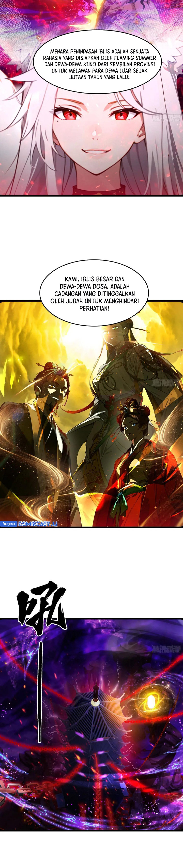 The Evil God Descends, I Own Great Hell Chapter 59