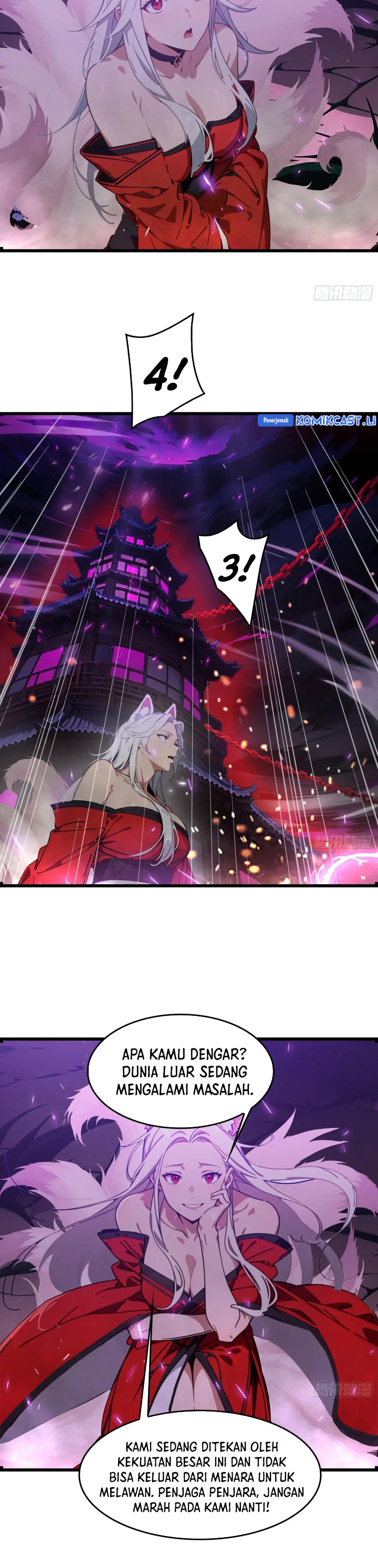 The Evil God Descends, I Own Great Hell Chapter 59