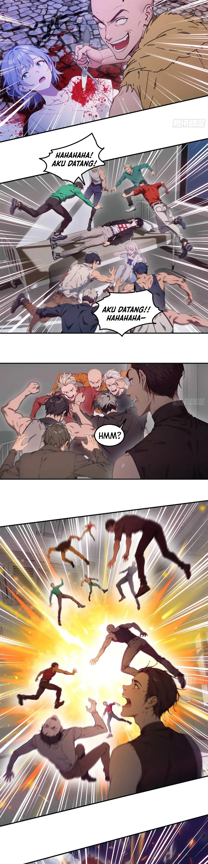 The Evil God Descends, I Own Great Hell Chapter 59