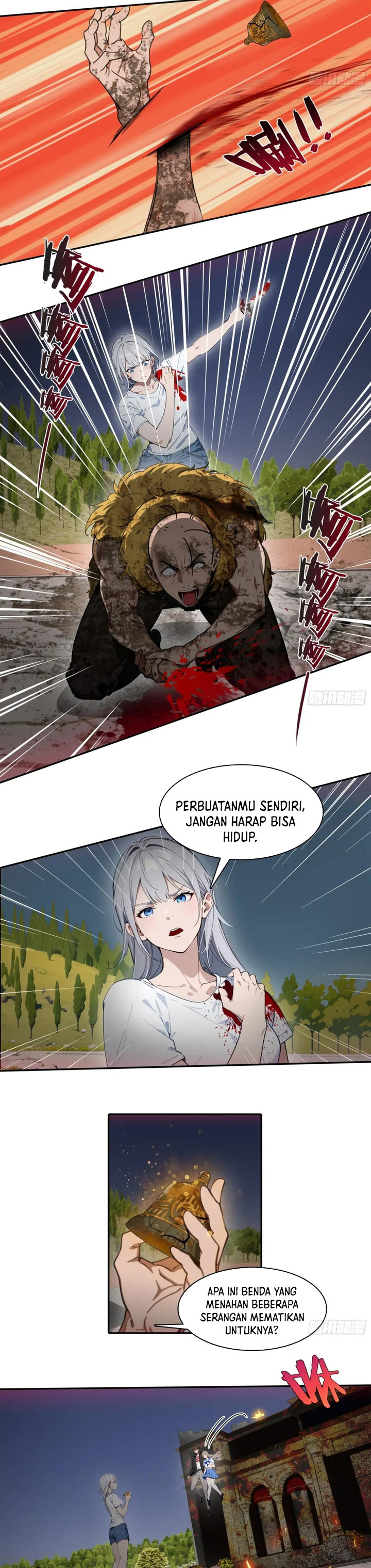 The Evil God Descends, I Own Great Hell Chapter 60