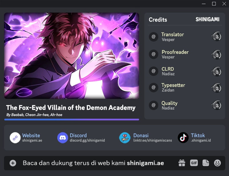 The Fox-Eyed Villain Of The Demon Academy Chapter 22