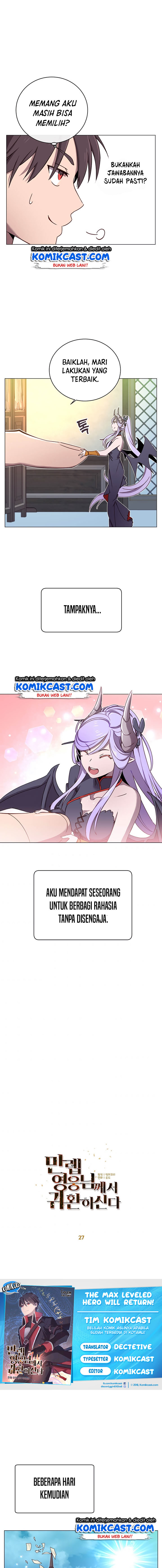 The MAX Leveled Hero Will Return! Chapter 27