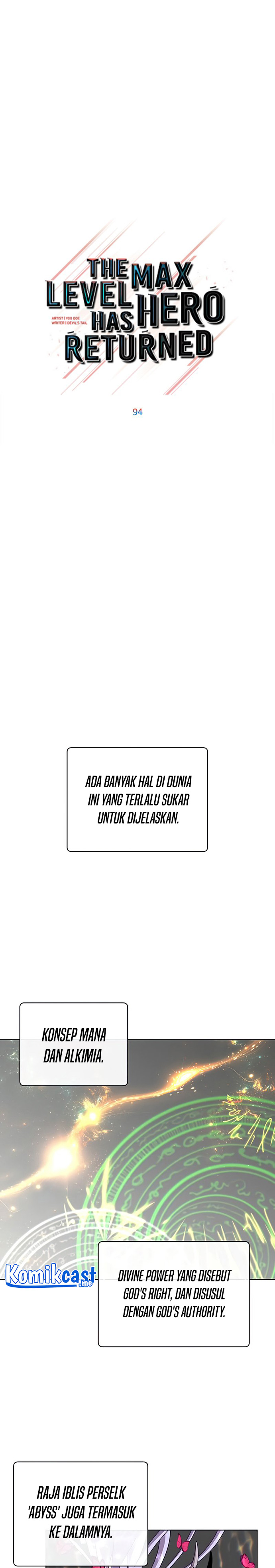 The MAX Leveled Hero Will Return! Chapter 94