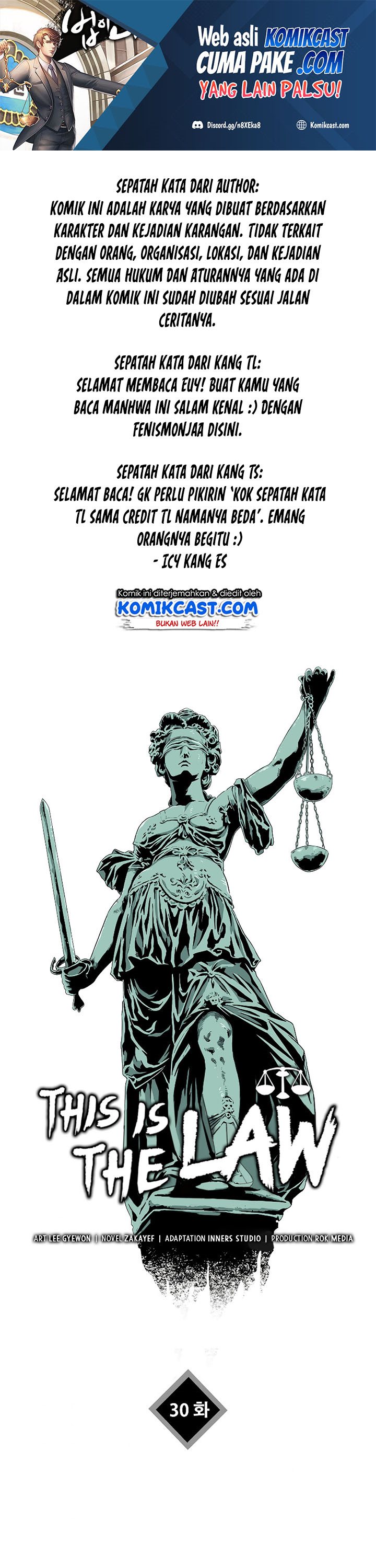 This is the Law Chapter 30
