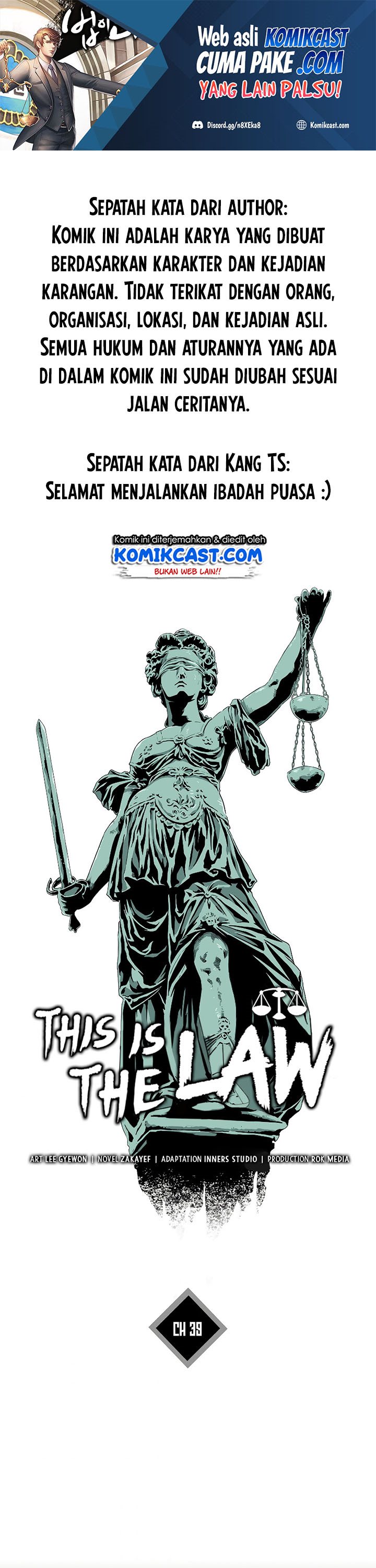 This is the Law Chapter 39