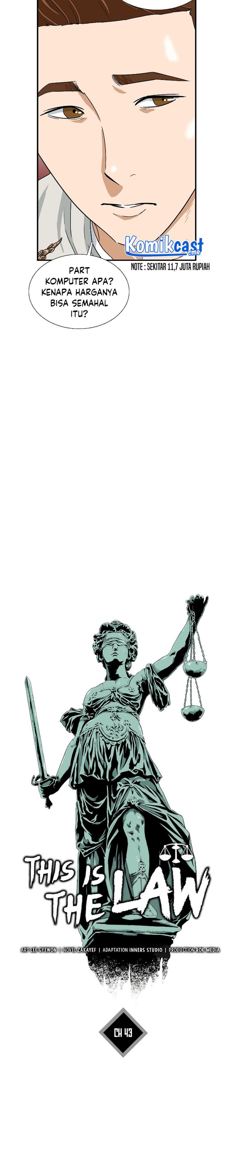 This is the Law Chapter 43