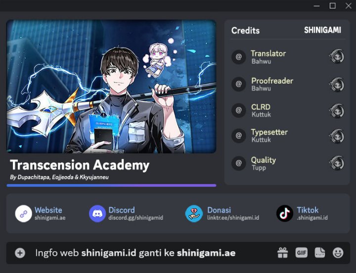 Transcension Academy Chapter 77