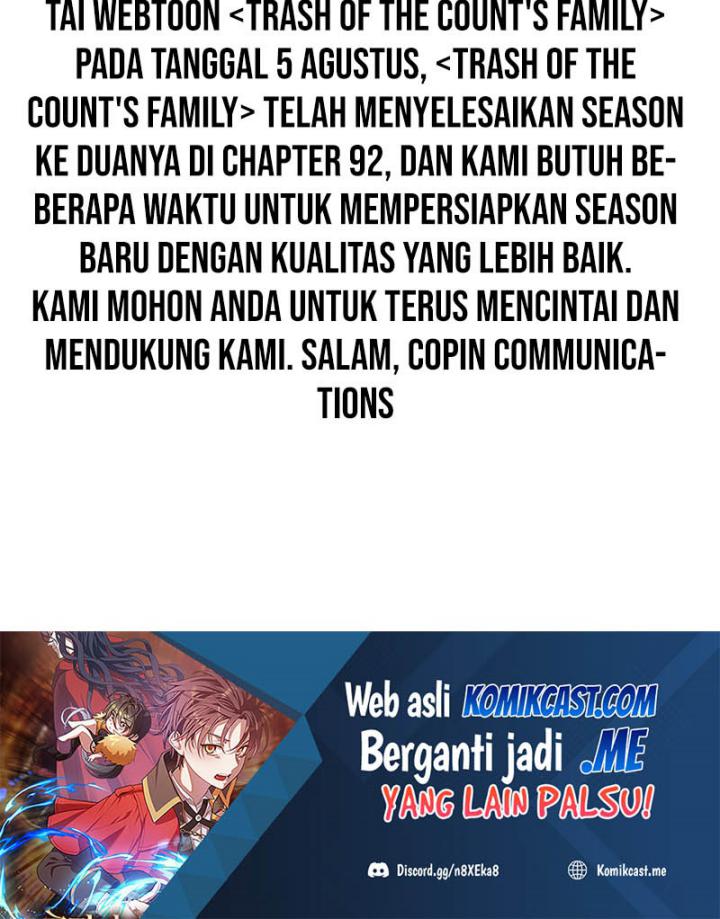 Trash of the Count’s Family Chapter 92