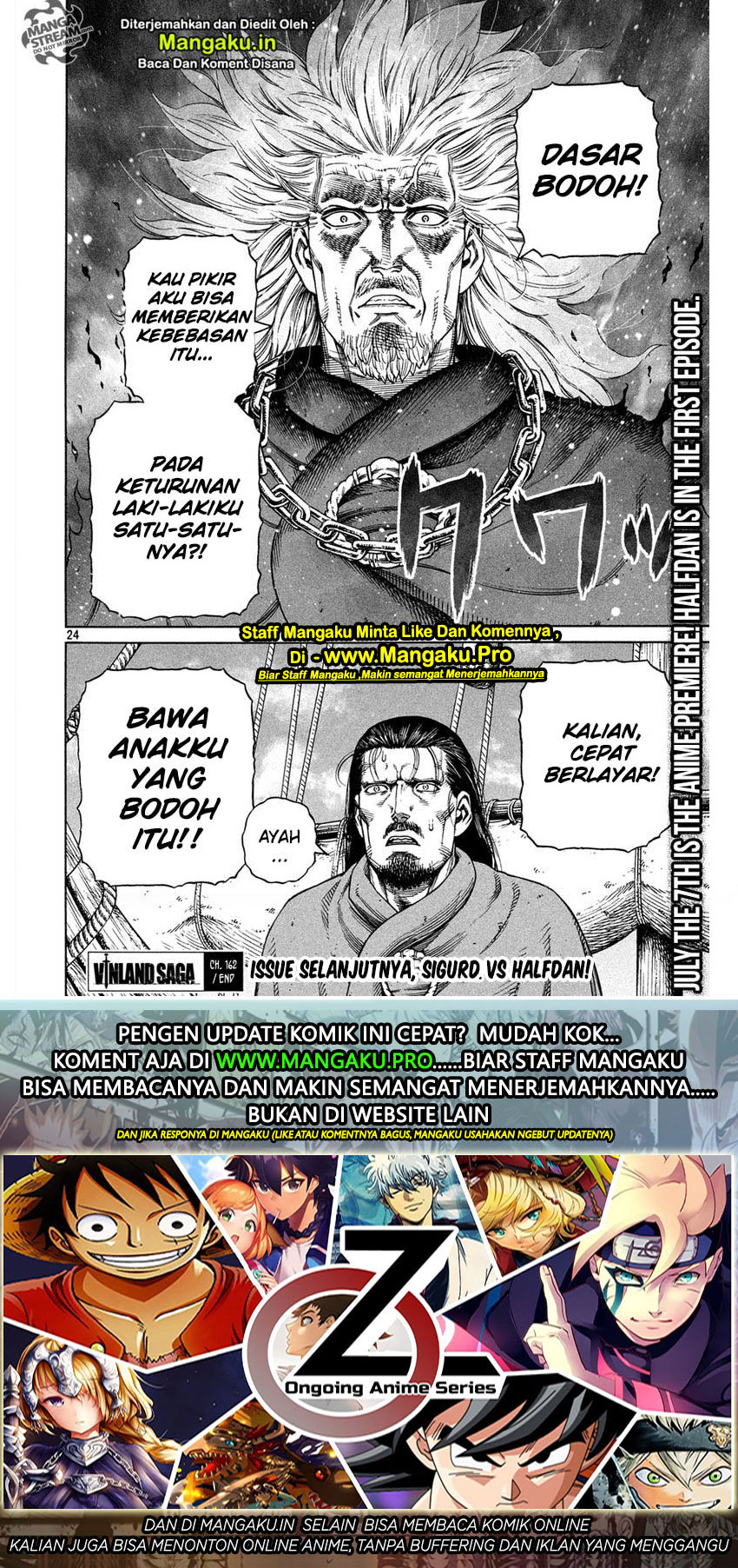 Vinland Saga Chapter 162