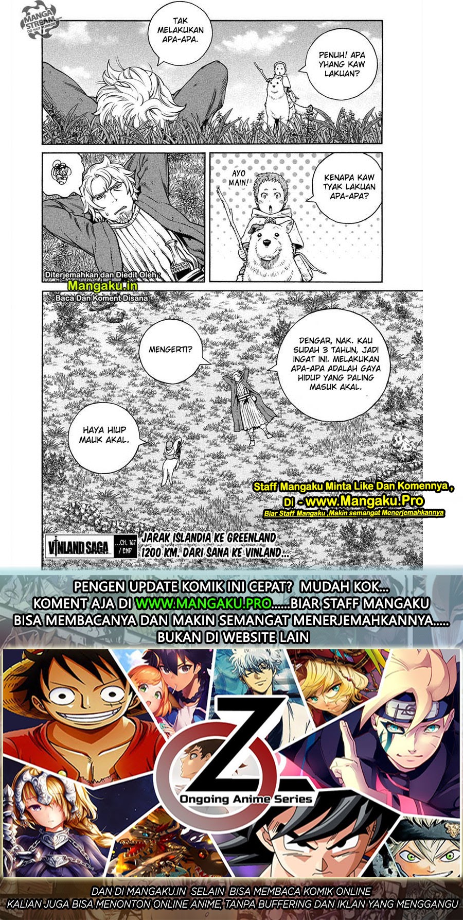 Vinland Saga Chapter 167